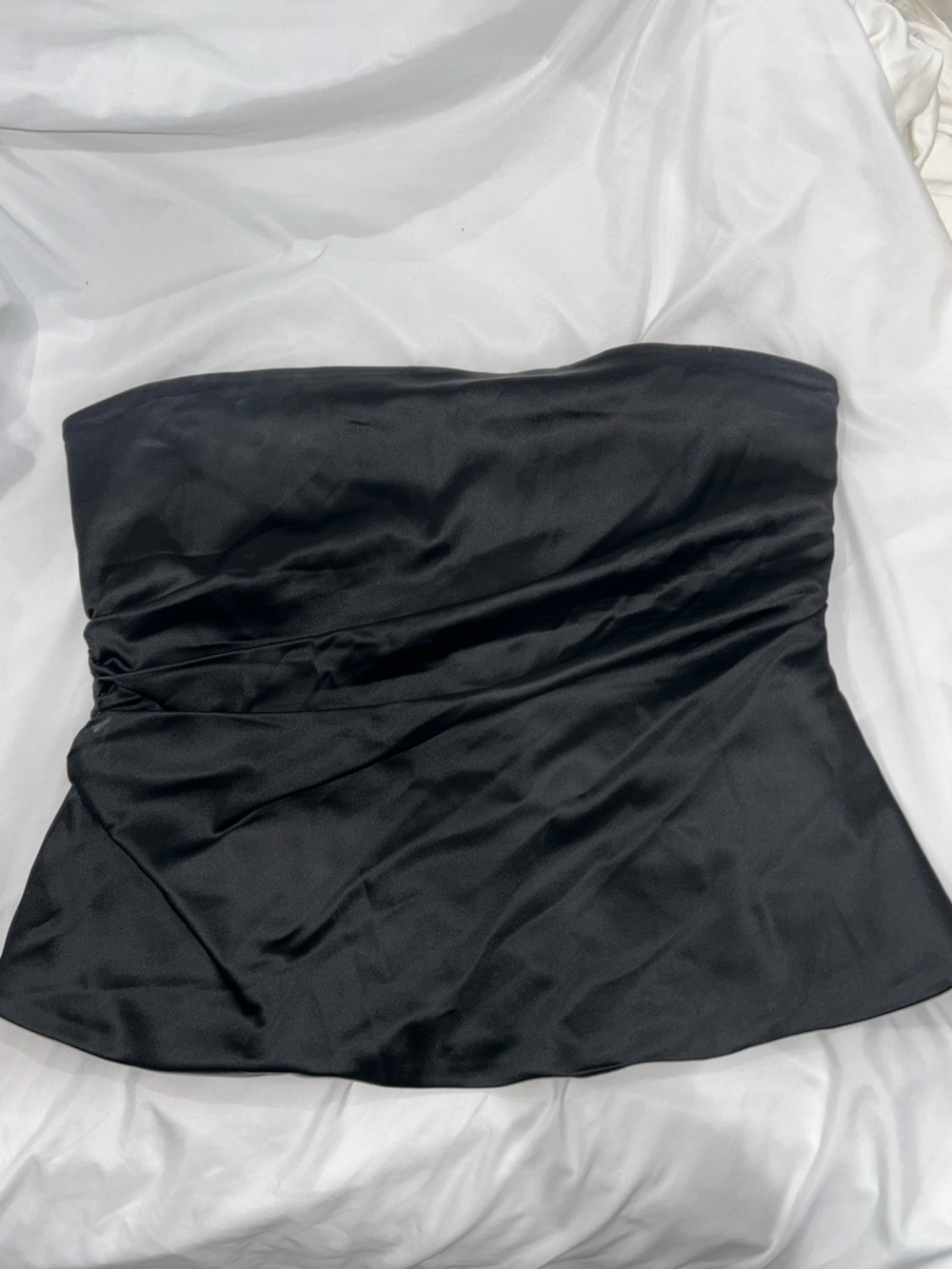 Abercrombie & Fitch Black Satin Top
